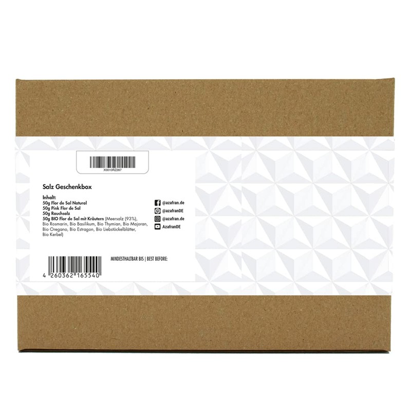 Azafran Salt Gift Set / Flor de Sal (Sea Salt)