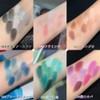 Punk Green Glitter Eye Shadow 9 Colors, Palette Shadow Pigments,