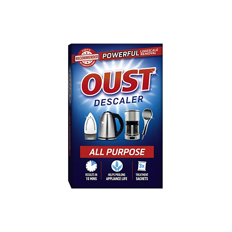 Oust All Purpose Descaler - 3 Sachets for Appliance Care