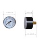 JIVTO Dry Pressure Gauge, 1-1/2" Diameter, 0-30 Psi, 0-2 Bar,