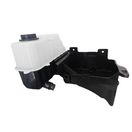 LuluViolen 603-276 Coolant Radiator Reservoir Tank for 2011-2016 F250 F350 F450 Super Duty 6.7L DIESEL Turbocharged Left Side Engine Overflow Expansion Bottle 2012 2013 2014 2015 with Cap BC3Z8A080B