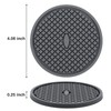 3 Pack Silicone Coasters for Drinks, Thickened Coasters with Deep