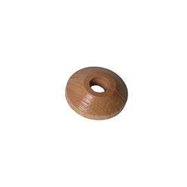 Merriway BH01932 (2 Pcs) Wooden Radiator Pipe Rose, Oak For 15mm Pipes - Pack of 2 Pieces