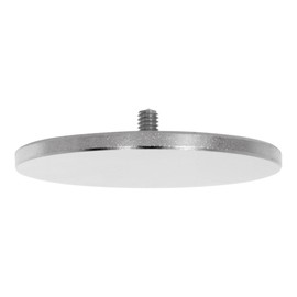 Messeinsatz D.30mm plan Stahl Gewinde M2,5 f.Messuhren