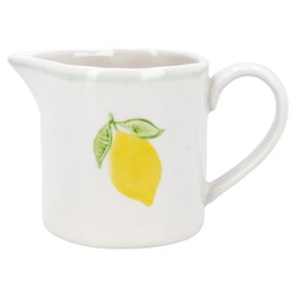 Gisela Graham Ceramic Mini Jug with Lemon Design