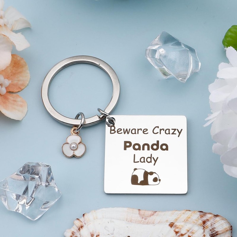 Yilousy Funny Panda Keyring Gifts Panda Lover Gift For Women