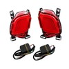 GTINTHEBOX LED Rear Bumper Reflector Lights for 2015-2018 Toyota Highlander,2