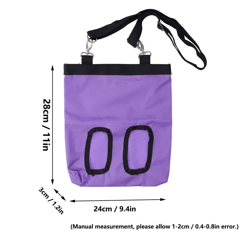 Pet Feeding Bag Oxford Cloth Pig Hay Feeder Storage Hanging