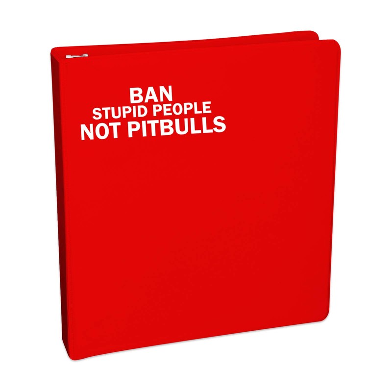 Bargain Max Decals Ban Stupid People Not Pitbulls Sticker Decal