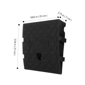 BUGUUYO Driveway Ramp for Cars and Wheelchairs Heavy Duty Entry Ramp Non- Design for Sidewalks and Doorways Easy to Install Vehicles and Scooters