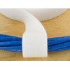 SecureTM Cable Ties 1 Inch Continuous White Hook and Loop