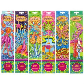 Garnesh GONESH Incense Sticks BUZZZ, Set of 6 Enjoy 6 Scents