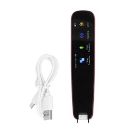 Translation Scanning Pen Support 12 Languages High Speed High Accuracy Button and Touch Operation Translation Pen Scanner with Smart Recording Pink