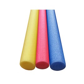 Oodles of Noodles Solid Deluxe Extra Long Pool Noodles - 3 Pack - Approx. 55 inch x 2.75 inch Durable Floating Foam Tubes - Premium Foam Noodle for Swimming, Crafts, Exercise, and Water Activities