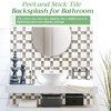 Nuanchu 20 Pcs Peel and Stick Backsplash 7.75" x 7.75"