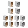 Wall-Mounted Toothbrush Holder for Bathroom Organization – Drill-Free, Dustproof Storage