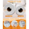 PLANTIONAL PLANTIONAL Medium Weight White Iron-On Non-Woven Fusible Interfacing: 11.6"