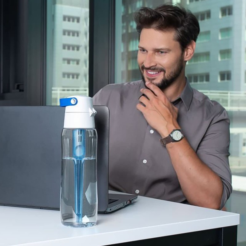 SOLID drinking bottle with water filter 0.7 liters (pink) |