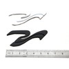 2pcs New SR Wave Logo 3D Badge Emblem Replacement for