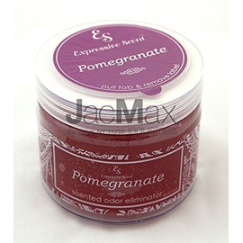 Pomegranate 13 Oz Solid Gel- Scented Odor Eliminator Air Freshener By Expressive Scent