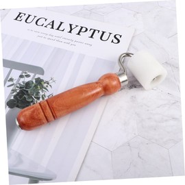 TEHAUX 1PC Wallpaper Seam Roller Flat Pressure Tool with Pom Bearing for Decorating Efficient Wall Sticker Roller for Smooth Seams and Edges