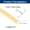 PATIKIL 10 ft Natural Latex Rubber Tubing, 3/16"(5mm) ID x