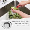 2pcs Heavy Duty Stainless Steel Slop Basket Filter Trap, 4.5"
