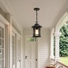 WIHTU Outdoor Pendant Light Fixture, Exterior Hanging Lights, Hanging Lantern