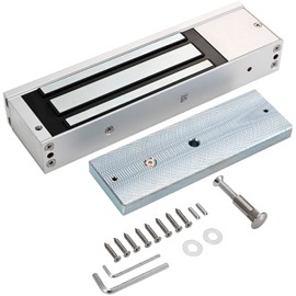 Mag Lock 1200LBS Holding Force Electromagnetic Commercial Lock 12V Fail Safe NC Mode for Access Control System