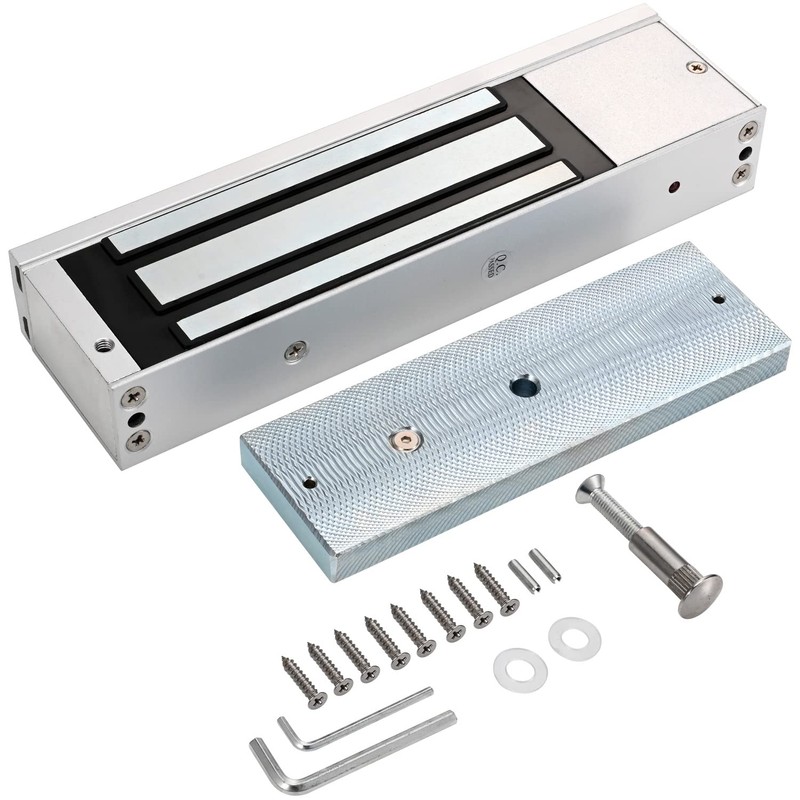 Mag Lock 1200LBS Holding Force Electromagnetic Commercial Lock 12V Fail