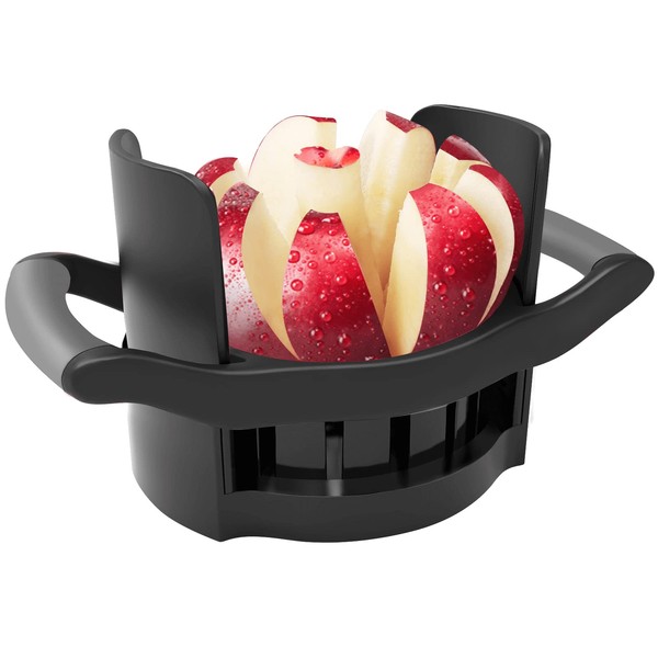 OOKUU Apple Slicer Corer, [Large Size] 8-Blade Heavy Duty Apple