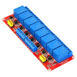 WWZMDiB Relay Module High and Low Level Trigger Optocoupler Isolation Compatible with for Arduino Raspberry Pi ESP32 STM (1, 8 Channel, 24 V)