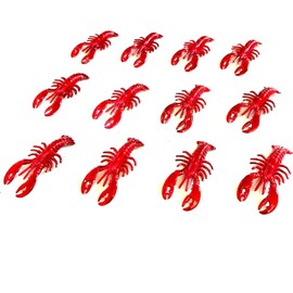 24 Pcs Mini metallic Crawfish Lobsters Boil Party Supplies Red Lobsters Crawfish Seafood Boil Party Decorations Mardi Gras decor