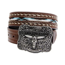 Cody James Boys' Lil Buckaroo Ribbon Belt - CJBASP21BT1 30