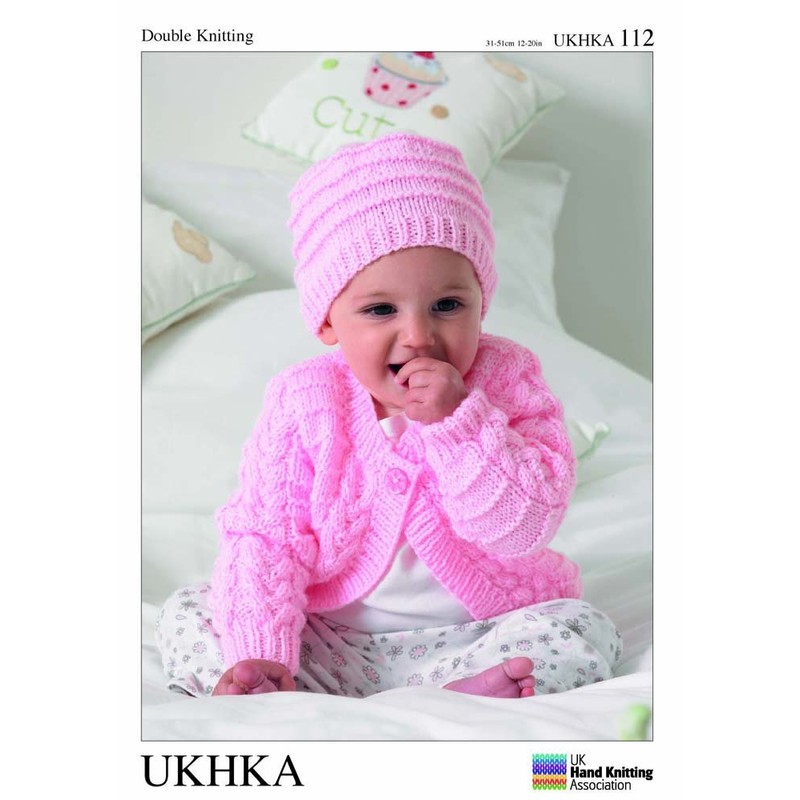 Double Knitting DK Pattern for Long Short Sleeved Baby Cardigans