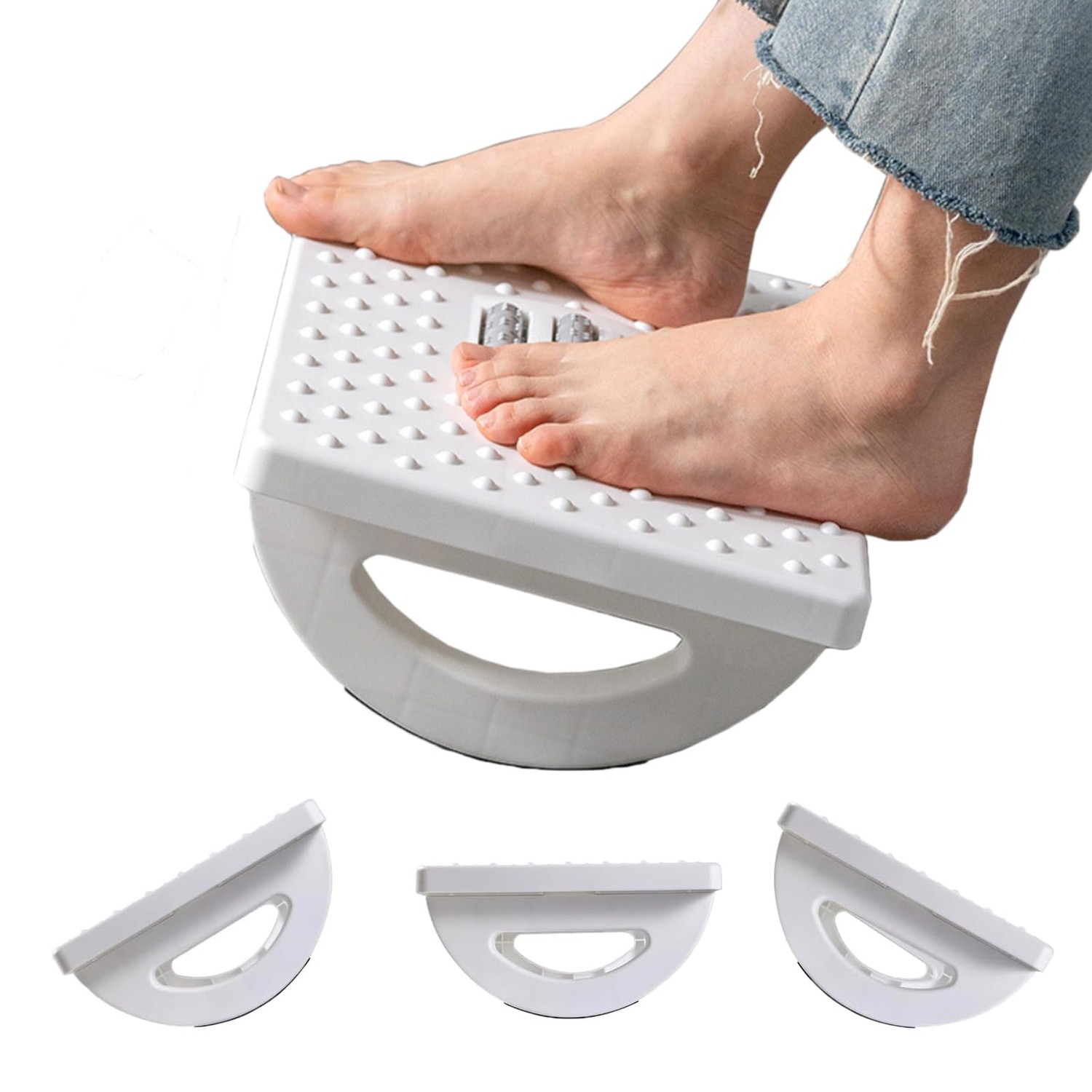 DISFAT Ergonomic Foot Rest Under Desk at Work, Rocking Foot Stool ...