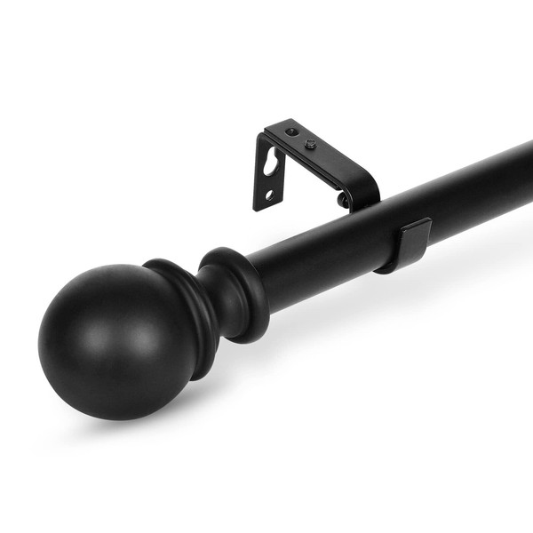 MERJULAN Curtain Rods for windows,1" Diameter Curtain Rod, 32-168" Standard