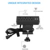 CCCEI 3 Outlet Desk Clamp Power Strip with USB Ports,