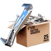 Hidden Gutter Hangers 5 Inch with a Pre-Inserted Rust Resistant