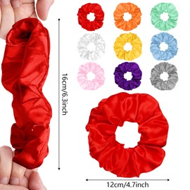 Pack of 9 Luminous Hair Bands, Luminous Hair Bands, LED Hair Accessories with 3 Light Modes, Elastic LED Hair Bobbles Girls Luminous Hair Accessories for New Year Party, Carnival, Costume Parties