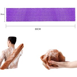 3pcs Wezxrauo Afro Textured Exfoliating Sponge - Long-Lasting African Bath Net for Deep Cleansing, Soft & Quick-Drying Body Scrubber, Durable Skin Polishing Washcloth