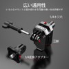 Motorcycle Windshield Clip for GoPro/OSMO Action/Insta360 Aluminum