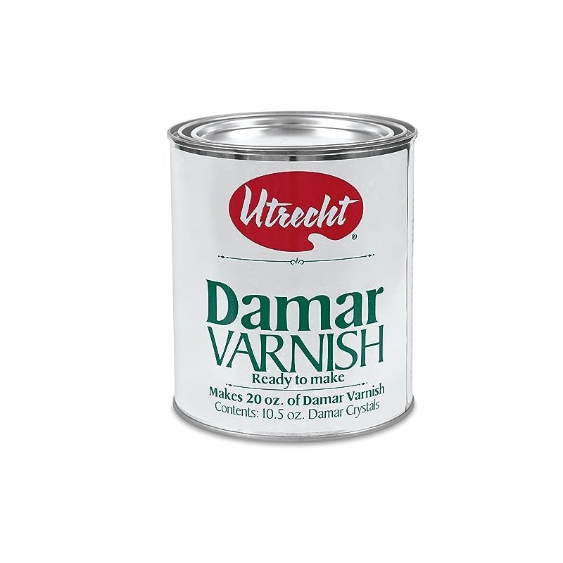 Utrecht Oil Varnish - Ready-to-make Damar Varnish, 10.5 oz can
