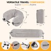 DreamShore Travel Pillow for Extra Luggage: Stuffable Neck Pillow with