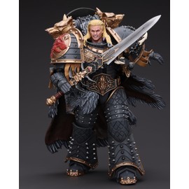Pipigirl JoyToy 40K Genuine License 1:18 Action Figure, Space Wolves Leman Russ Primarch of The VIth Legion, 7.08 inch Collectible Action Figures Kits