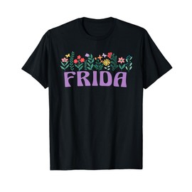 Wildflower Floral FRIDA First Name Mother's Day Women T-Shirt