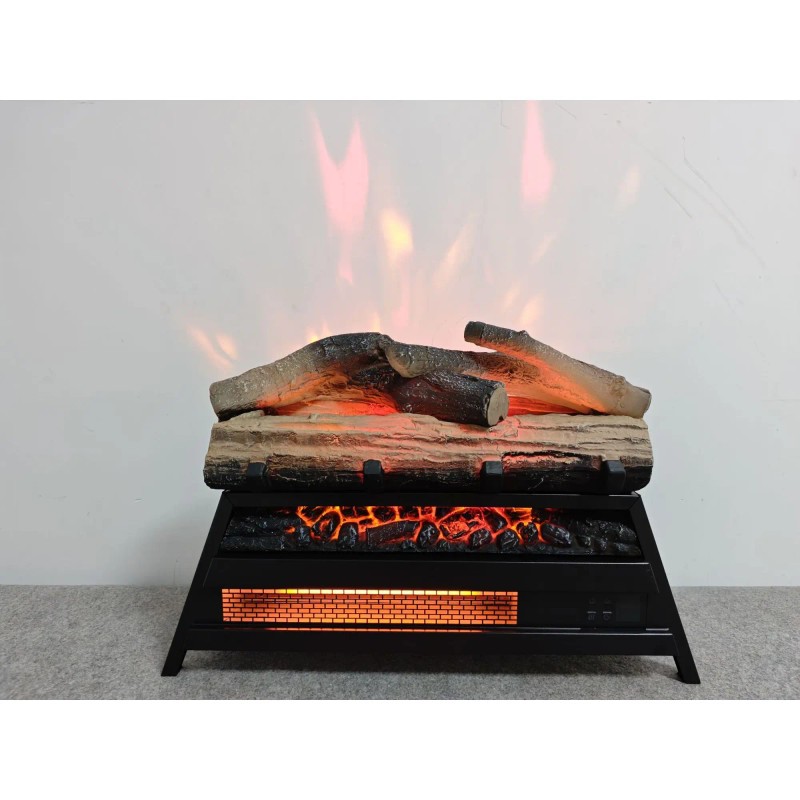 Electric Fireplace Insert 23-Inch With 3D Log Set Infrared Heater