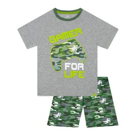 Harry Bear Boys' Gaming Pyjamas for Boys, Gamer Pyjamas Short, multicoloured