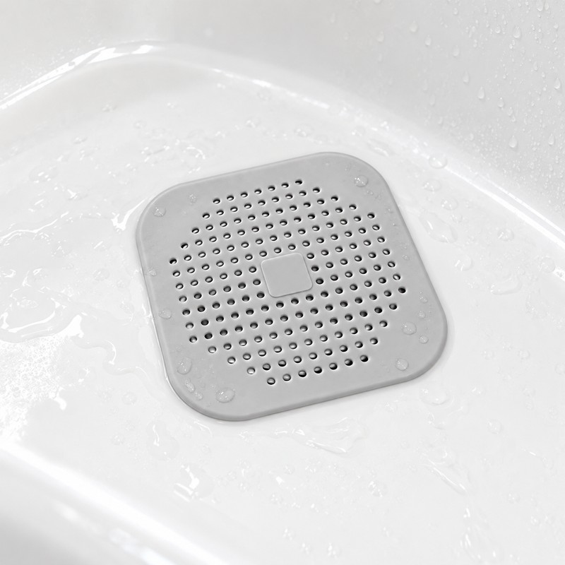 Silicone Drain Hair Catcher for Shower, Bathtub & Kitchen Sink