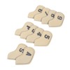 10PCS Golf Head Protective Covers Waterproof PU Material Golf Putter
